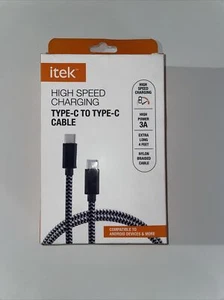 Itek High Speed Charging Type-C to Type-C Cable (26B) - Picture 1 of 2