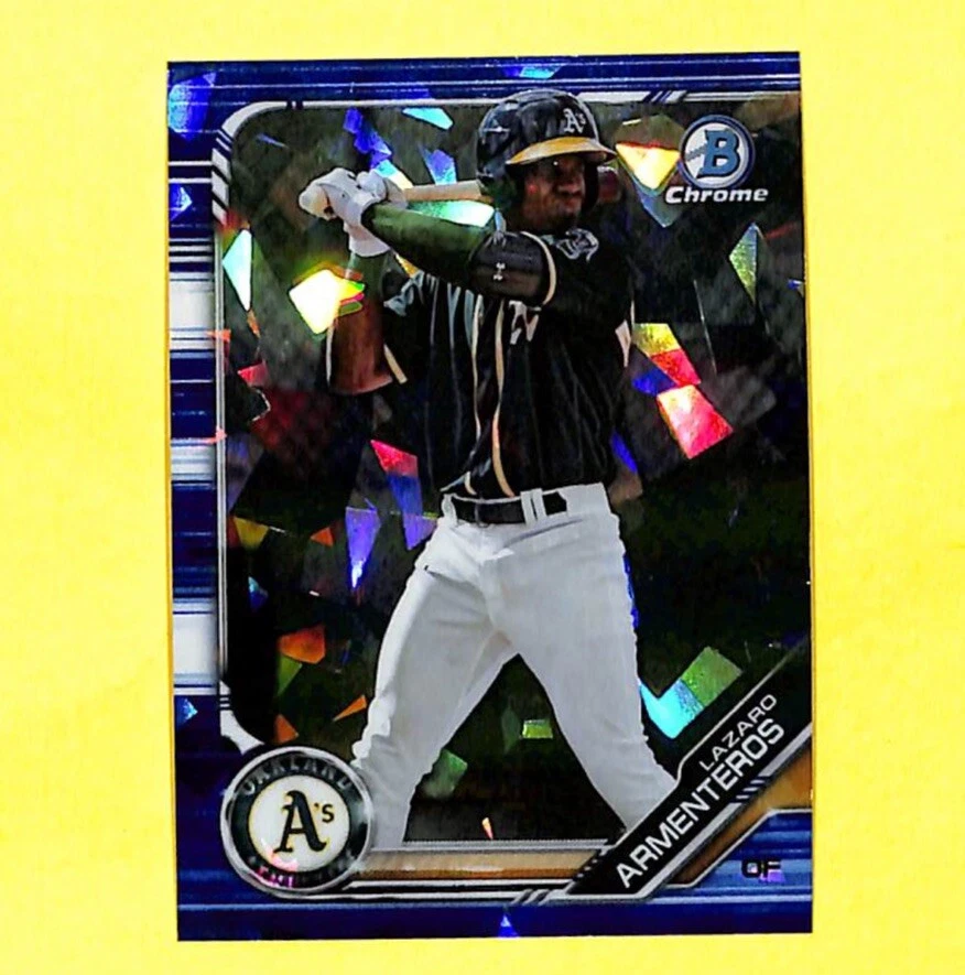 2019 Bowman Chrome Draft Sapphire Lazaro Armenteros 53/99 Blue Refractor Card  - Image 1 of 1