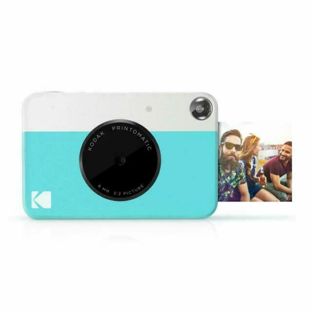 Kodak PRINTOMATIC 5 MP Digital Instant Print Camera - Blue