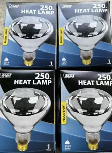 Feit Electric BR40 Heat Lamp Lightbulb, 250W, 120V New in Box - Picture 1 of 2