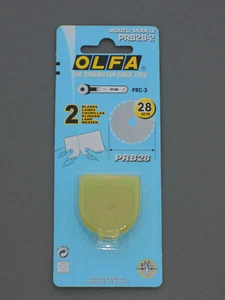 Cuchillo de repuesto perforador OLFA PRB28-2 cuchillas cortadoras de rodillos para cortadora de rodillos RTY-1 - Imagen 1 de 2