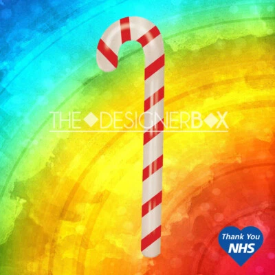 90 cm Christmas Inflatable Candy Cane Giant Blow Up Candy Stick for Christmas  — 第 1/4 张图片