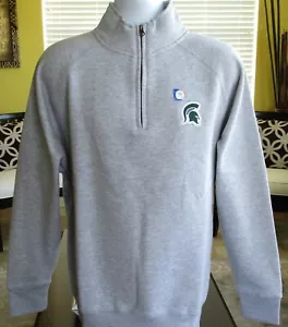 Ouray Sportswear NCAA Michigan State Spartans 1/4 Reißverschluss Sweatshirt Herren Gr. M - Bild 1 von 7