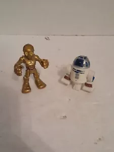 2011 Hasbro Star Wars C3PO & R2D2 Mini Action Figures - Picture 1 of 5