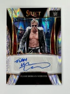 2022 PANINI SELECT WWE FLASH MORGAN WEBSTER AUTO FLASH PRIZM - Picture 1 of 2