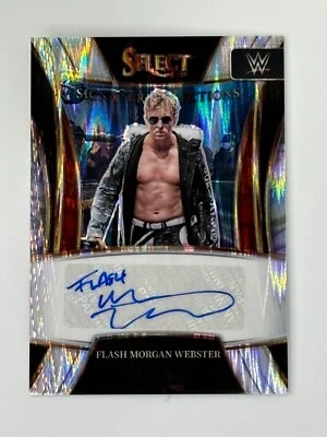 2022 PANINI SELECT WWE FLASH MORGAN WEBSTER AUTO FLASH PRIZM - Image 1 of 2
