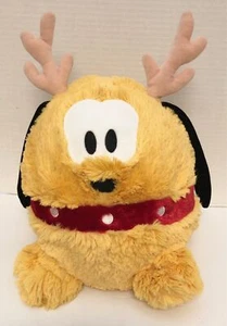 PLUTO RENO 13" Peluche Perro Cuernos Redondos Disneyland Walt Disney World J12 - Imagen 1 de 2