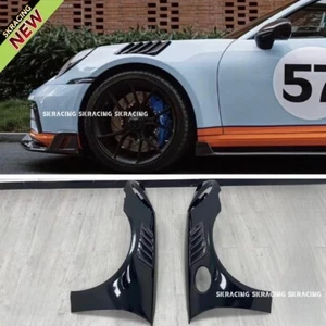 Fits Porsche 911 992 Carrera Front Bumper Side Fenders Covers Exterior Body kits - Picture 1 of 15