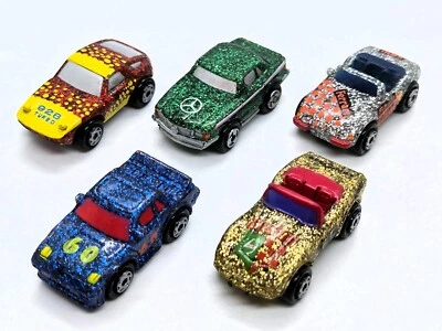 Micro Machines 1992 Super Sparklers #2 Toyota MR2 Porsche Corvette Mercedes-Benz - Image 1 of 3