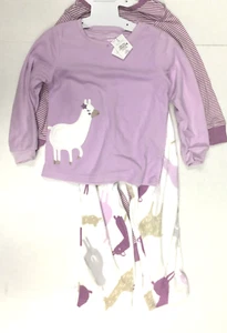 Carter's Kids' Toddler Girls 4-Piece Pajama Set Llamas CHOOSE SIZE - Picture 1 of 2