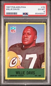 1967 Philadelphia PSA 6 Willie Davis #76 Freshly Graded! - Bild 1 von 2