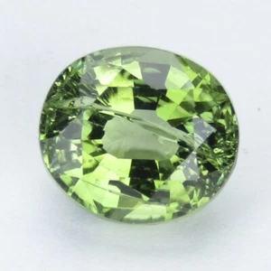 2,68 kt erstaunlicher natürlicher grüner Turmalin 8,4 x 7,4 mm ovale Form loser Edelstein - Bild 1 von 4