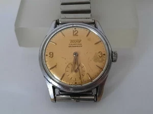 TISSOT CAMPING -Waterprof  Manual Wind - Ref 51012-7 - Chrome and Steel Case  - Picture 1 of 8