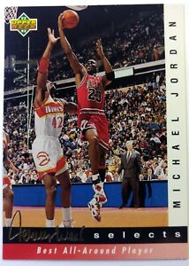 1998 98 Upper Deck Retro MJ Jerry West Selects Michael Jordan #46, Bulls, HOF