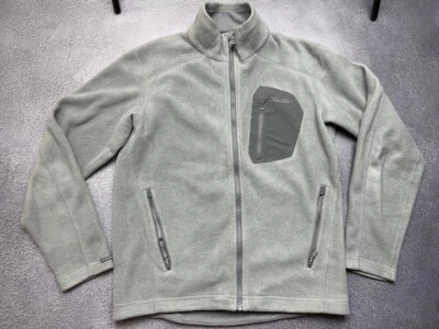 Marmot Jacket Mens Gray Full Zip Fleece Embroidered Outdoors Polartec Hiking* S - Image 1 of 4