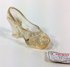 Collectible Vintage Miniature Shoe Clear Acrylic