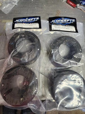JConcepts Smoothies Short Course Truck Tires 2 Pair Silver Compound JCO3131-06 - Image 1 of 4