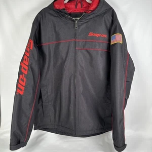 Snap-on Tools Cappotto da Lavoro Uomo XL Isolante con Cappuccio Nero Pesante Pacer Jacket - Foto 1 di 8