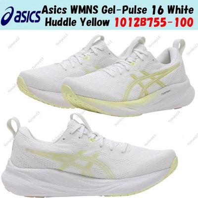 Asics WMNS Gel-Pulse 16 Blanco Huddle Amarillo 1012B755-100 Mujer Talla - Imagen 1 de 4
