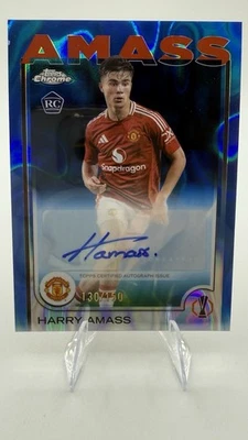 Harry Amass 2024-25 Topps Cromo UEFA Azul Refractor Automático/150 RC Novato Foto 1 de 3