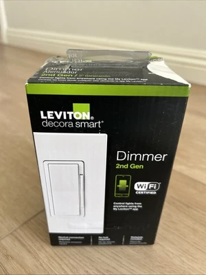 Leviton Decora D26HD-1RW WiFi Smart Dimmer Switch - Image 1 of 3