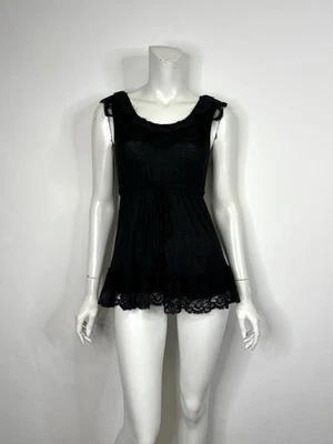 Top de encaje negro Dolce & Gabbana de colección S 40 Foto 1 de 4