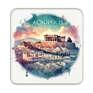 Imán de nevera Acrópolis de Atenas, Grecia | Recuerdo de viaje regalo coleccionable - Imagen 1 de 5