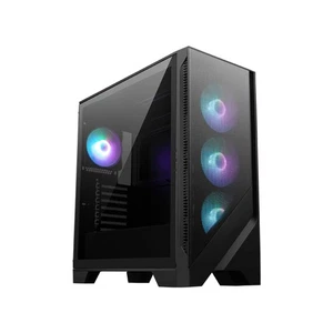 MSI MAG FORGE 320R AIRFLOW Micro Tower PC Black Transparent micro ATX Mini-ITX M - Picture 1 of 1