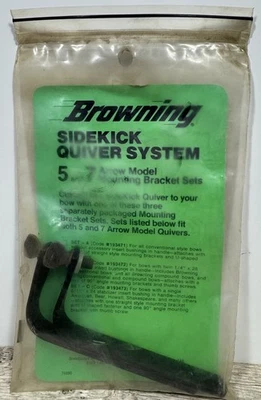 Vintage Browning Archery Sidekick Quiver System Mounting Bracket Set B 193472 - Image 1 of 4