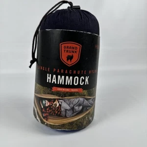Amaca singola Grand Trunk paracadute nylon - blu royal 400 libbre max triplo punto - Foto 1 di 5