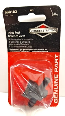 NOS BRIGGS AND STRATTON FUEL SHUT OFF VALVE 698183 - Image 1 of 4