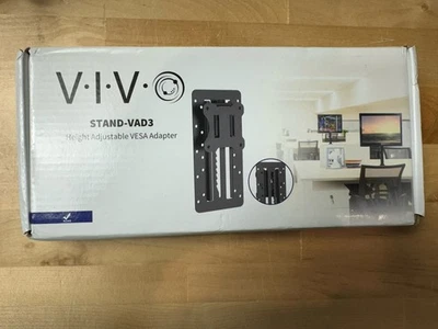 VIVO Height Adjustable VESA Adapter Accessory Bracket Kit STAND-VAD3 NEW - Image 1 of 2