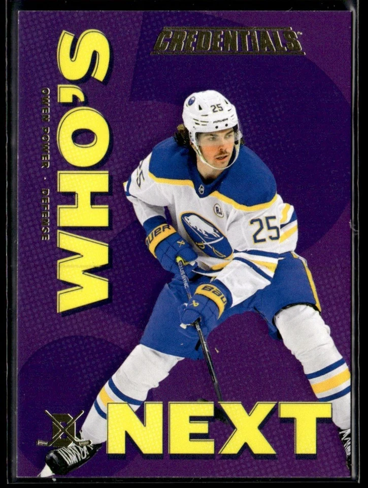 2023-24 Upper Deck Credentials Who's Next? Owen Power #WN-OP - Image 1 of 2