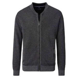 Casamoda Herren Strickjacke Regular Fit grau 454479100 783 anthrazit - Picture 1 of 4