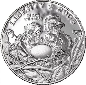 2008 S American Bald Eagle Proof Commem CN-Clad Half Dollar OGP & COA - Picture 1 of 8