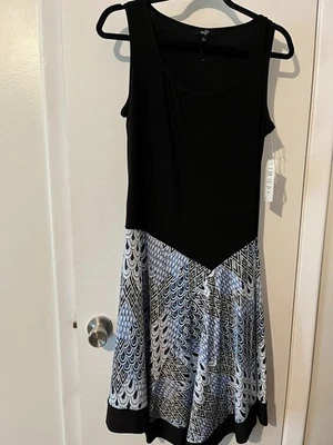 NUEVO CON ETIQUETAS $79! Vestido recto de jersey elástico para mujer MSK talla S Foto 1 de 4