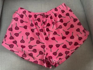 Pantalones Cortos Juniors Peluche Corazón Piruleta Talla Mediana - Imagen 1 de 2
