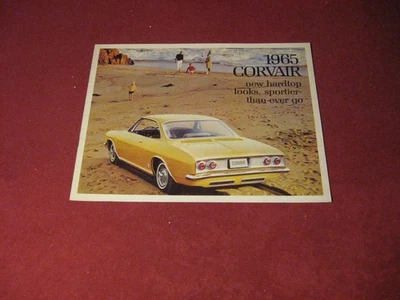 Chevy Corvair 1965 folleto de ventas folleto catálogo antiguo original Foto 1 de 4
