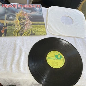 Iron Maiden - S/T 1980 Harvest ST-12094 Jacket/Vinyl. Untested Read. - Foto 1 di 12