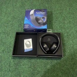 PlayStation Platinum Wireless Headset PS4 PS5 - No Dongle Excellent Condition - Picture 1 of 14