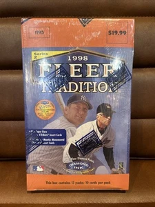 1998 Fleer Tradition Baseball Series 2 Sealed Box (description) - Picture 1 of 2