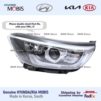 Conjunto de lámpara de cabeza LH genuina 92101H8400 para Kia Stonic 2017+ Foto 1 de 2