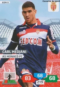 ASM-05 CARL MEDJANI # ALGERIA AS MONACO CARD ADRENALYN FOOT 2014 PANINI - Imagen 1 de 1