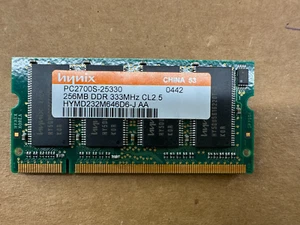 Hynix 256MB HYMD232M646D6-J DDR PC2700 333MHZ MEMORY RAM - Picture 1 of 2