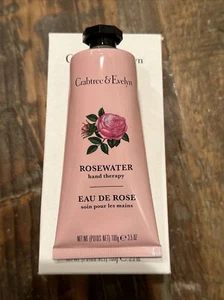 Crabtree & Evelyn ROSEWATER Hand Therapy 3.5 oz Hand Cream NEW in BOX SEALED - Picture 1 of 4