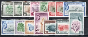 Honduras Británica 1953-62 Set + Perf Cambios SG 179-80 MH - Imagen 1 de 1