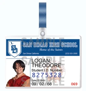 BILL & TED'S EXCELLENT ADVENTURE - Theodore Logan cosplay I.D. Badge - Picture 1 of 2