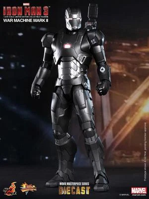 Hot Toys Marvel Iron Man 3 War Machine Mark II Diecast Figura MMS198D03 Foto 1 de 4