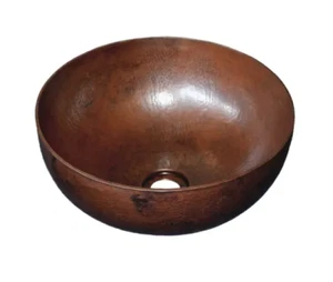 Native Trails CPS266 Maestro Petit Copper Vessel Bathroom Sink ANTIQUE COPPER - Picture 1 of 7