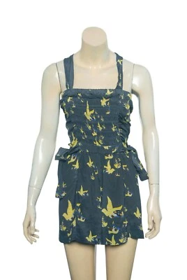 Isabel Marant Etoile Bird Printed Romper XS 34 Women Casual Play Suit NWD 22434 - Image 1 of 4